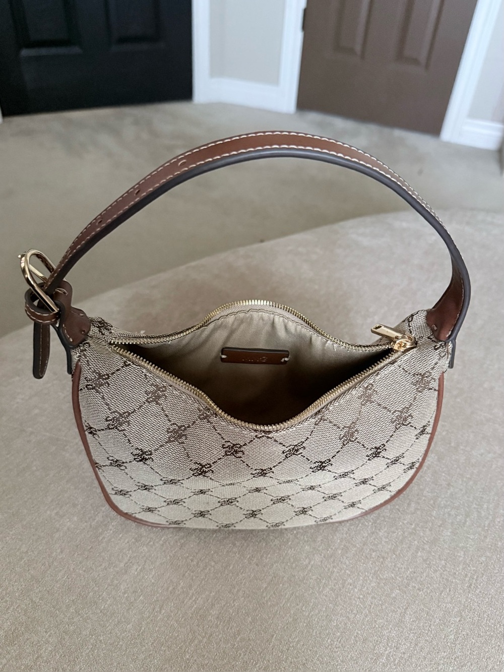 Mango Monogram Shoulder Bag - Picture 9 of 11